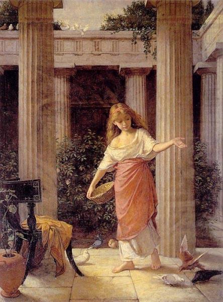 John William Waterhouse In the Peristyle china oil painting image